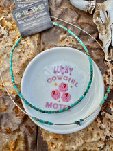 Load image into Gallery viewer, Turquoise Choker Or Liquid Silver Choker