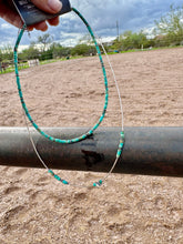 Load image into Gallery viewer, Turquoise Choker Or Liquid Silver Choker