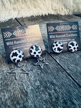 Load image into Gallery viewer, Cow Print Studs