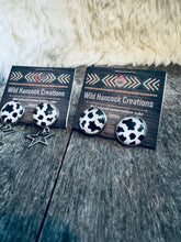 Load image into Gallery viewer, Cow Print Studs