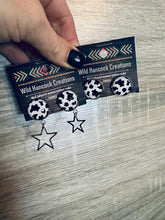 Load image into Gallery viewer, Cow Print Studs