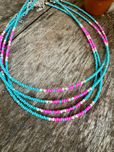 Load image into Gallery viewer, Neon Seed Bead Chokers