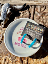 Load image into Gallery viewer, Turquoise Inlay Hoops