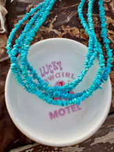 Load image into Gallery viewer, Sleeping Beauty 4 Strand Necklace