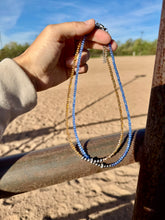 Load image into Gallery viewer, Navajo Pearls & Crystal Choker
