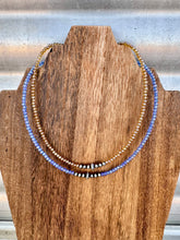 Load image into Gallery viewer, Navajo Pearls & Crystal Choker