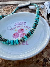 Load image into Gallery viewer, Graduated Kingman Turquoise Necklace