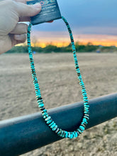 Load image into Gallery viewer, Graduated Kingman Turquoise Necklace