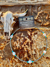 Load image into Gallery viewer, 4MM Navajo Pearls With XL Fresh Water Pearls