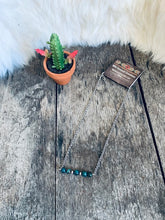 Load image into Gallery viewer, Genuine Turquoise Bar Choker