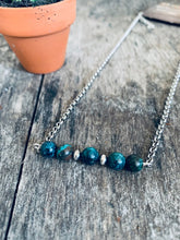 Load image into Gallery viewer, Genuine Turquoise Bar Choker
