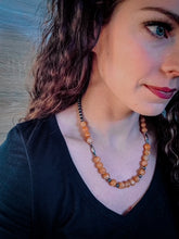 Load image into Gallery viewer, Navajo Pearl And Calcite Necklace