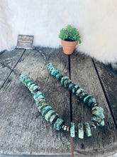 Load image into Gallery viewer, Large Turquoise Disc Necklace