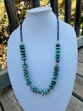 Load image into Gallery viewer, Large Turquoise Disc Necklace