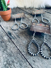 Load image into Gallery viewer, Authentic Navajo Pearl Teardrop Earrings