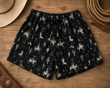Load image into Gallery viewer, Midnight Rodeo All Over Print Shorts
