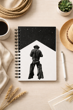 Load image into Gallery viewer, Black &amp; White Cowboy Western Notebook
