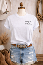 Load image into Gallery viewer, Cowgirl Era &amp; Totally Broke - Black Embroidery
