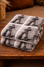 Load image into Gallery viewer, Vintage Cowboy Towel

