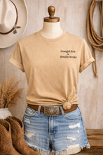 Load image into Gallery viewer, Cowgirl Era &amp; Totally Broke - Black Embroidery
