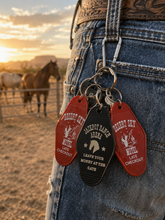 Load image into Gallery viewer, Desert Sky Motel + Jackpot Ranch Keychains
