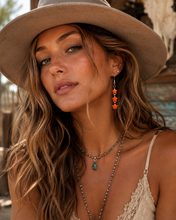 Load image into Gallery viewer, Spiny Oyster Star Earrings

