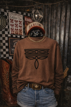 Load image into Gallery viewer, Boot Stitch Sweatshirt - Comfort Colors
