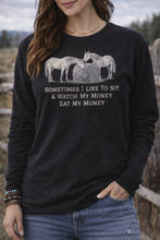 Load image into Gallery viewer, Watch My Money Long Sleeve Shirt
