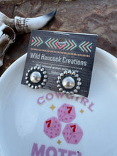 Load image into Gallery viewer, Sterling Silver Button Earrings
