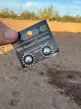 Load image into Gallery viewer, Sterling Silver Button Earrings
