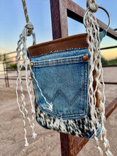 Load image into Gallery viewer, Denim Patch Purse
