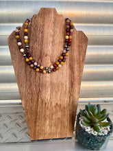 Load image into Gallery viewer, Mookaite  &amp; Navajo Pearl Necklace
