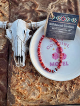 Load image into Gallery viewer, Red Spiny Oyster Bracelet With Sterling Star
