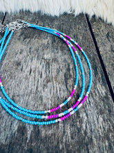 Load image into Gallery viewer, Neon Cowgirl Seed Bead Choker
