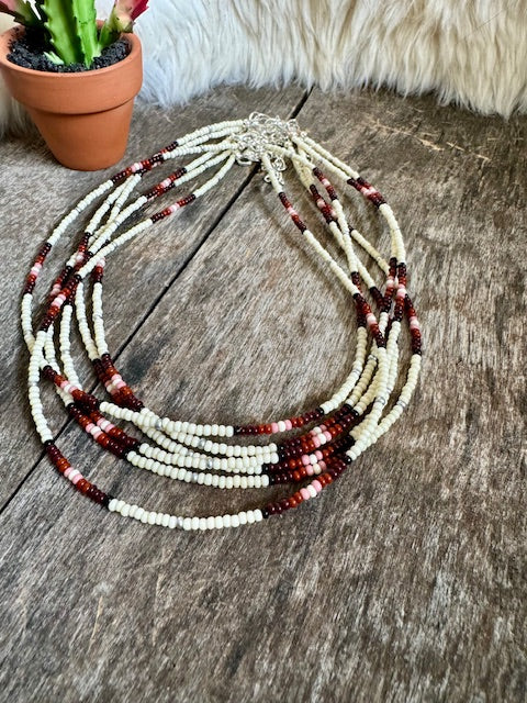 Apache Seed Bead Choker