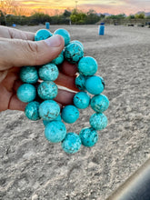 Load image into Gallery viewer, Jumbo Faux Turquoise Bracelet
