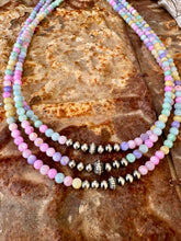 Load image into Gallery viewer, Pastel Mother of Pearl Necklace With Navajo Pearls
