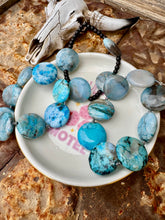 Load image into Gallery viewer, Statement Agate Disc Bracelet
