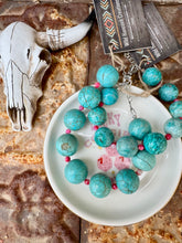 Load image into Gallery viewer, Jumbo Faux Turquoise Bracelets
