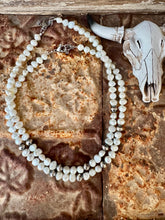 Load image into Gallery viewer, Extra Large Fresh Waters Pearls &amp; Navajo Pearl Necklace
