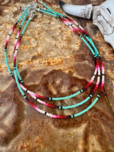 Load image into Gallery viewer, Desert in Bloom Seed Bead Choker

