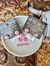 Load image into Gallery viewer, Pink Conch Stud Earrings
