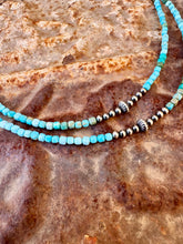 Load image into Gallery viewer, Dainty Rubik Cube Genuine Turquoise Choker
