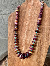 Load image into Gallery viewer, Gigantic Purple Spiny Oyster Necklace
