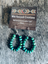 Load image into Gallery viewer, Green Turquoise Earrings
