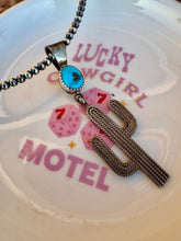 Load image into Gallery viewer, Saguaro Cactus Pendant Necklace
