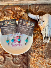 Load image into Gallery viewer, Sleeping Beauty Desert Drop Earrings
