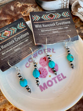 Load image into Gallery viewer, Sleeping Beauty Desert Drop Earrings
