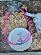 Load image into Gallery viewer, Bubble Gum Pink Choker with Turquoise &amp; Navajo Pearls
