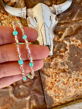 Load image into Gallery viewer, Champagne &amp; Turquoise Anklet
